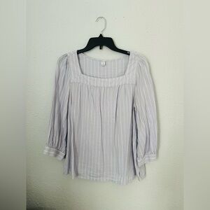 Old Navy Square Neck Striped Top